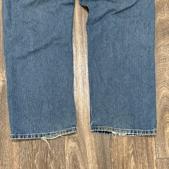 VTG Levi's 559 Jeans Men's 40x30 Medium Wash Relaxed Straight Distressed Y2K 00s - Picture 6 of 12